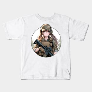 Tactical Girl Kids T-Shirt